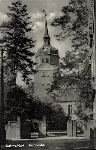 Ak Dahme in der Mark, Hauptkirche