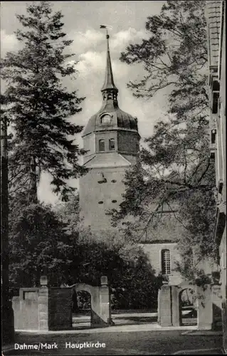 Ak Dahme in der Mark, Hauptkirche