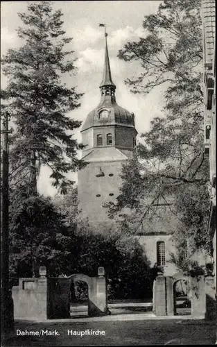 Ak Dahme in der Mark, Hauptkirche