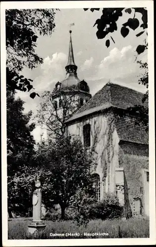 Ak Dahme in der Mark, Hauptkirche