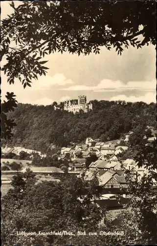 Ak Kranichfeld in Thüringen, Blick zum Oberschloss