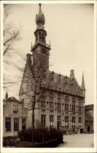 Foto Ak Veere Zeeland Niederlande, Rathaus