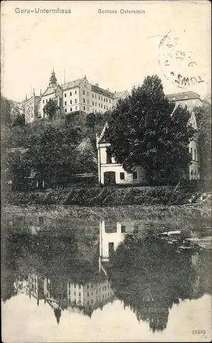 Ak Untermhaus Gera in Thüringen, Schloss Osterstein