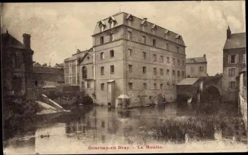 Ak Gournay en Bray Seine Maritime, Mühle