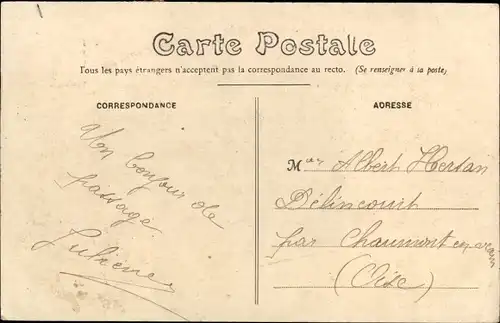 Ak Pourville Seine Maritime, Ortsansicht