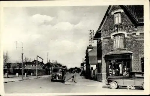 Ak Fargniers Aisne, Avenue Jean-Jaures