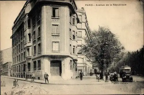 Ak Paris XI, Avenue de la République