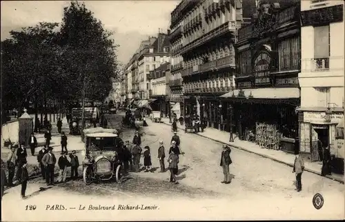 Ak Paris IV, Boulevard Richard Lenoir