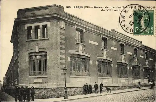 Ak Paris XI, Zentralpostamt