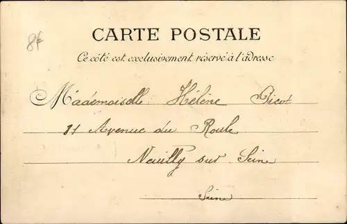 Ak Paris XI, Der Winterzirkus