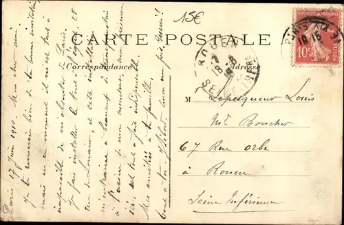 Ak Paris XIX, Rue de Crimée, Ecke Rue de Lorraine