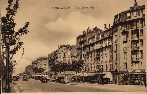 Ak Paris XVIII. Montmartre, Boulevard Ney.