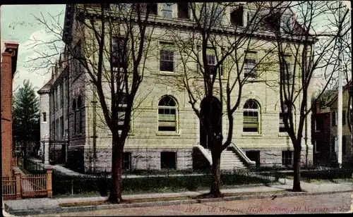 Ak Mount Vernon New York USA, High School