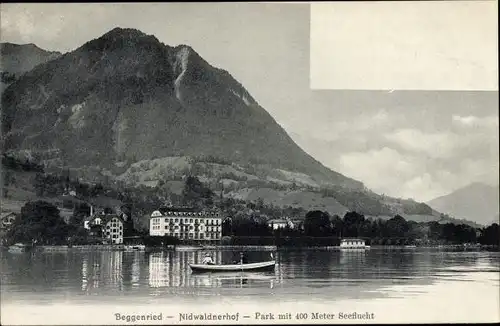 Ak Beckenried Kt. Nidwalden Schweiz, Nidwaldnerhof