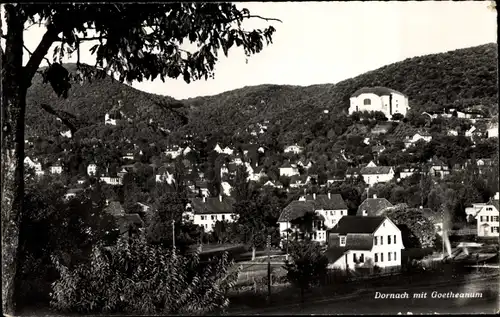 Ak Dornach Kanton Solothurn Schweiz, Ortsansicht mit Goetheanum