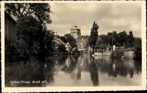 Ak Bruck an der Leitha in Niederösterreich, Schloss Prugg