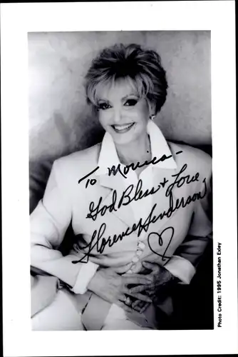 Ak Schauspielerin Florence Henderson als Carol Brady, Portrait, Autogramm