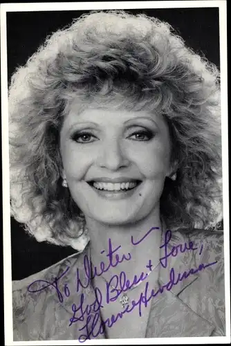 Foto Schauspielerin Florence Henderson, Portrait, Autogramm