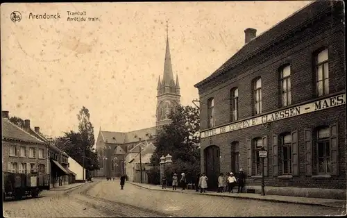 Ak Arendonck Arendonk Flandern Antwerpen, Trambalt, Hotel