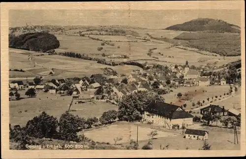 Ak Geising Altenberg im Erzgebirge, Panorama