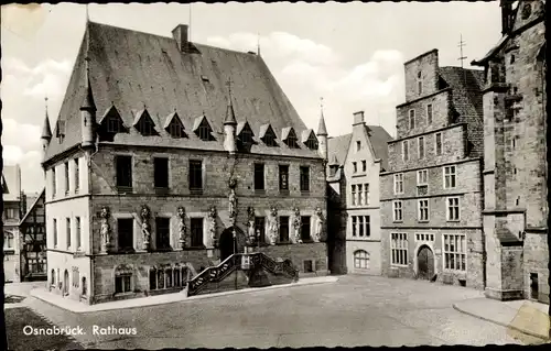 Ak Osnabrück in Niedersachsen, Rathaus