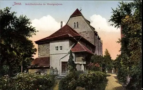 Ak Wenigenjena Jena in Thüringen, Schillerkirche