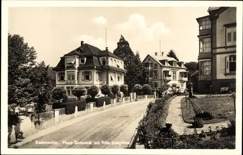 Ak Badenweiler im Schwarzwald, Haus Roseneck, Villa Josephine