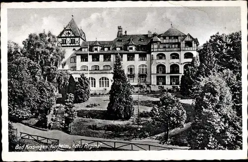 Ak Bad Kissingen Unterfranken Bayern, Kurheim Hotel Regina