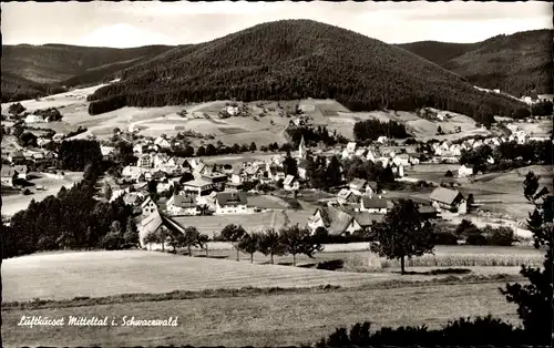 Ak Mitteltal Baiersbronn im Schwarzwald, Panorama