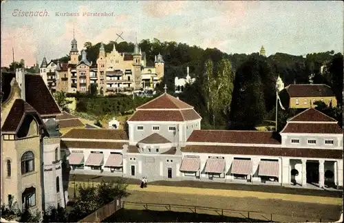 Ak Lutherstadt Eisenach in Thüringen, Kurhaus Fürstenhof