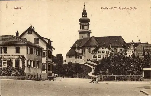 Ak Aalen im Ostalbkreis Württemberg, St. Salvator-Kirche