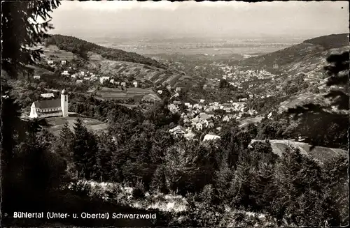 Ak Bühlertal im Schwarzwald, Unter- und das Obertal