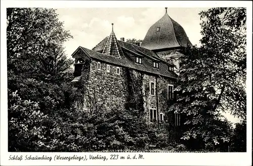 Ak Schaumburg Rinteln an der Weser, Schloss, Vorburg