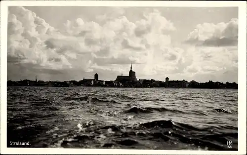 Ak Stralsund in Mecklenburg Vorpommern, Wasserpartie