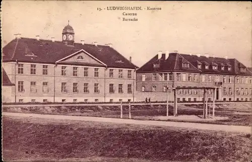 Ak Ludwigshafen am Rhein, Kaserne