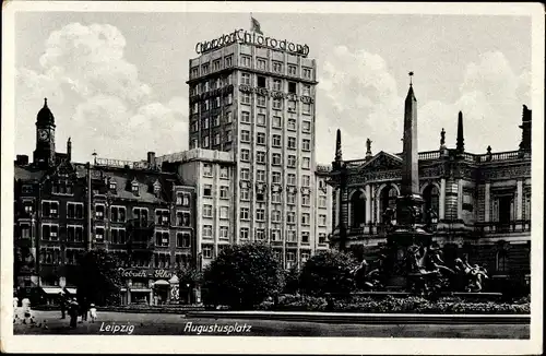 Ak Leipzig in Sachsen, Augustusplatz
