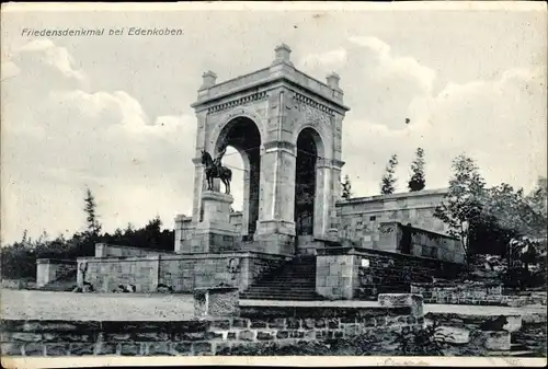 Ak Edenkoben an der Haardt Pfalz, Friedensdenkmal