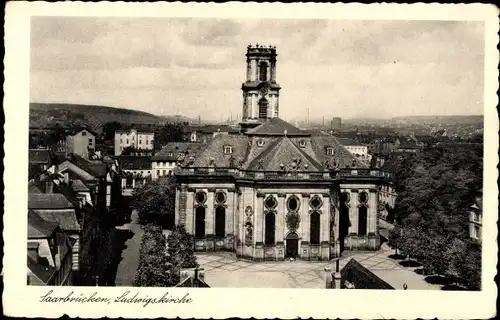Ak Saarbrücken im Saarland, Ludwigskirche