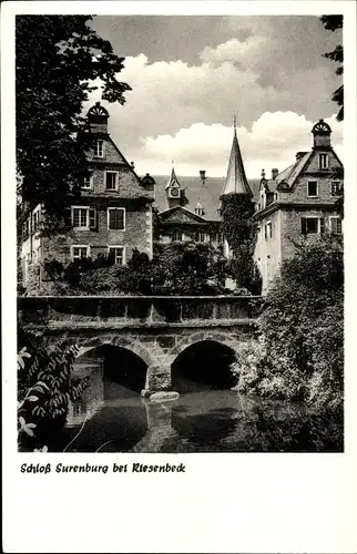 Ak Riesenbeck Hörstel Westfalen, Schloss Surenburg, Schlosscafe
