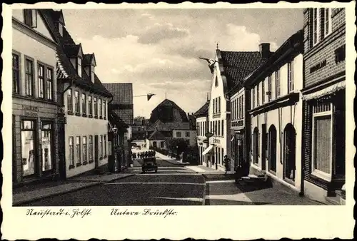 Ak Neustadt in Holstein, Blick in die Untere Brückstraße