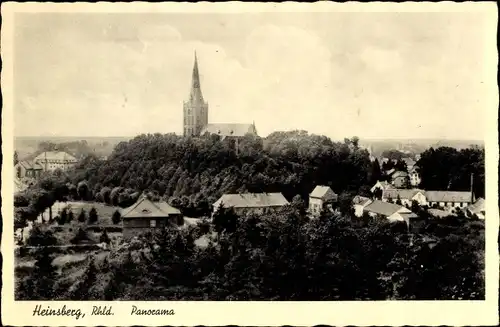 Ak Heinsberg Rheinland, Blick über die Stadt, Kirche