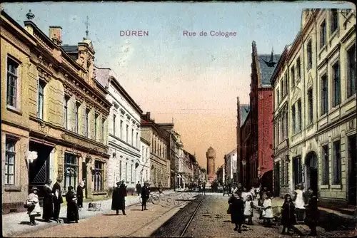Ak Düren im Rheinland, Kölner Straße