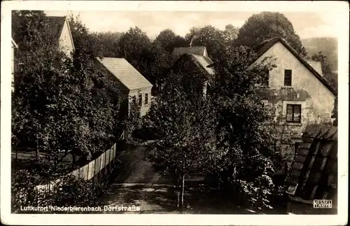 Ak Niederbierenbach Bierenbachtal Nümbrecht im Oberbergischen Kreis, Dorfstraße