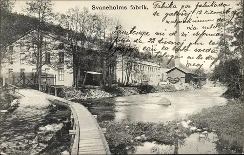 Ak Schweden, Svaneholms fabrik