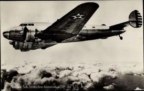 Ak US Amerikanisches Militärflugzeug, Sub Stratosphere Bomber, US Army