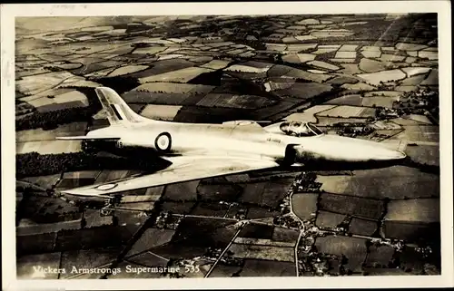 Ak Britisches Militärflugzeug, Vickers Armstrong Supermarine 535