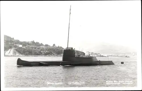 Ak Französisches U Boot, Gymnote