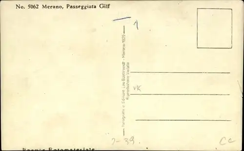 Ak Meran Merano Südtirol, Passeggiata Gilf