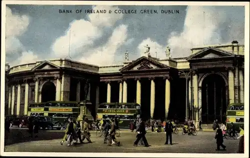 Ak Dublin Irland, Bank of Ireland & College