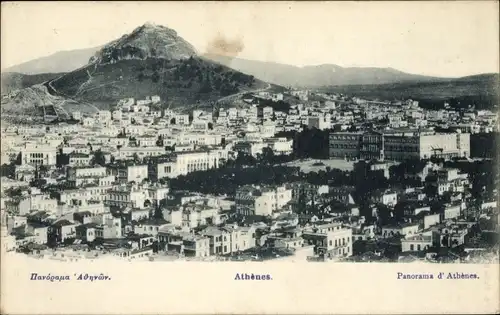 Ak Athen Griechenland, Panorama der Stadt